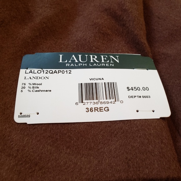 Ralph Lauren Cashmere Blend Classic Fit Sport Coat - Picture 8 of 8